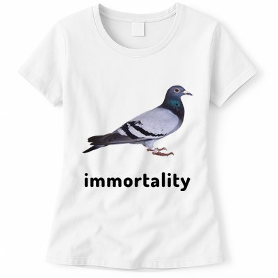 Immortality Pigeon Meme Oddly Weirdcore Womens T-Shirt