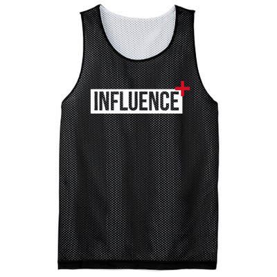 Influence Positively Motivational Mesh Reversible Basketball Jersey Tank