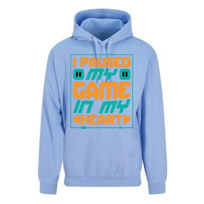 I Paused My Game T Unisex Surf Hoodie