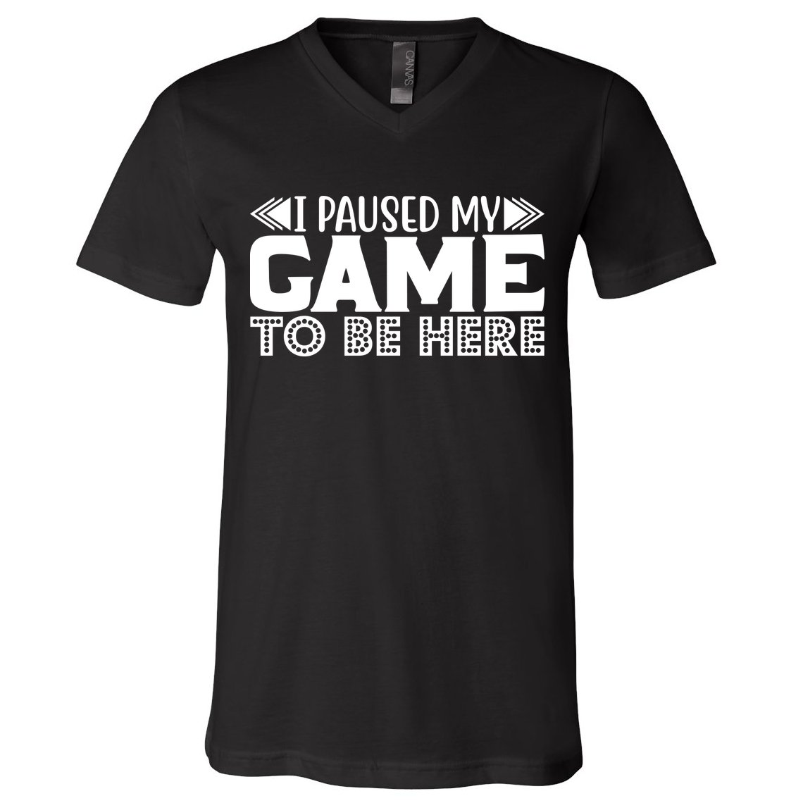 I Paused My Game T V-Neck T-Shirt
