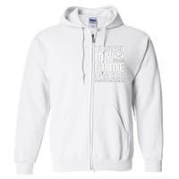 I Paused My Game To Be Here  Funny Video Gamers Gift  Full Zip Hoodie