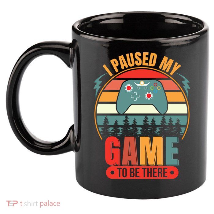 I Paused My Game 11oz C Handle Ceramic Mug