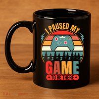 I Paused My Game 11oz C Handle Ceramic Mug