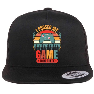 I Paused My Game Flatbill Hat
