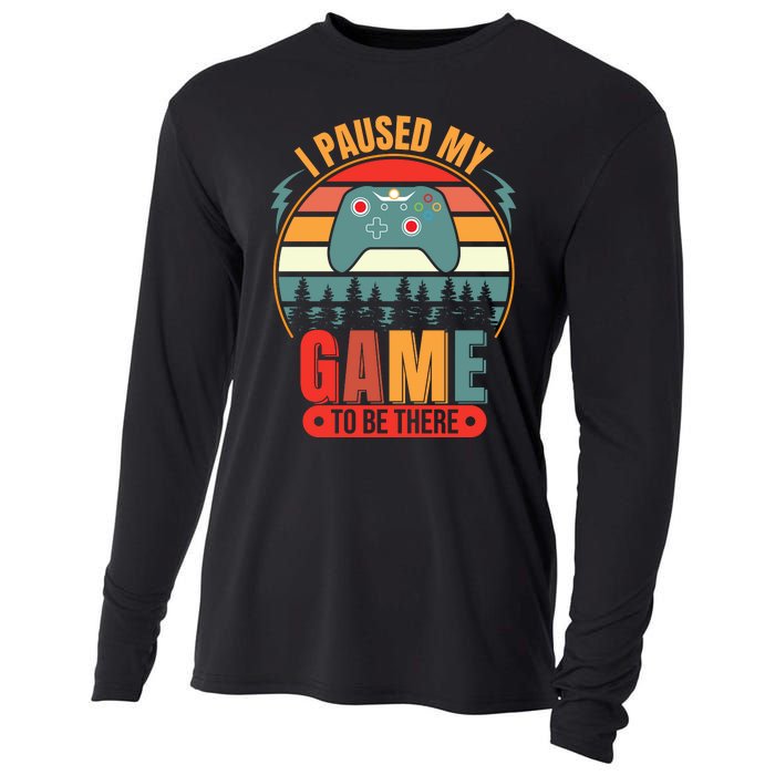 I Paused My Game Cooling Performance Long Sleeve Crew