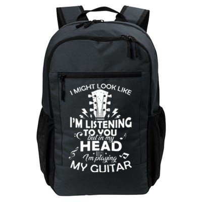 I'm Playing My Guitar Daily Commute Backpack