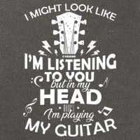 I'm Playing My Guitar Cotton Canvas Backpack