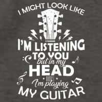 I'm Playing My Guitar Vector Backpack