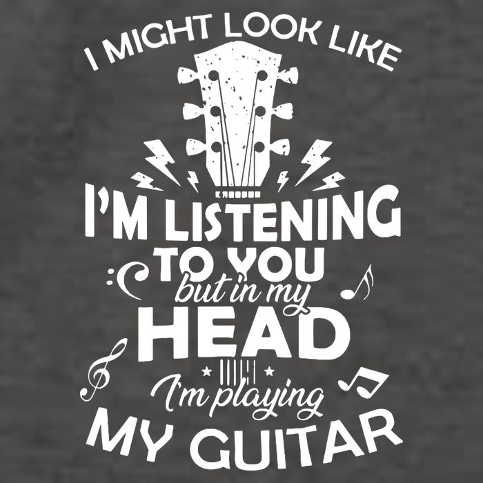 I'm Playing My Guitar Vector Backpack