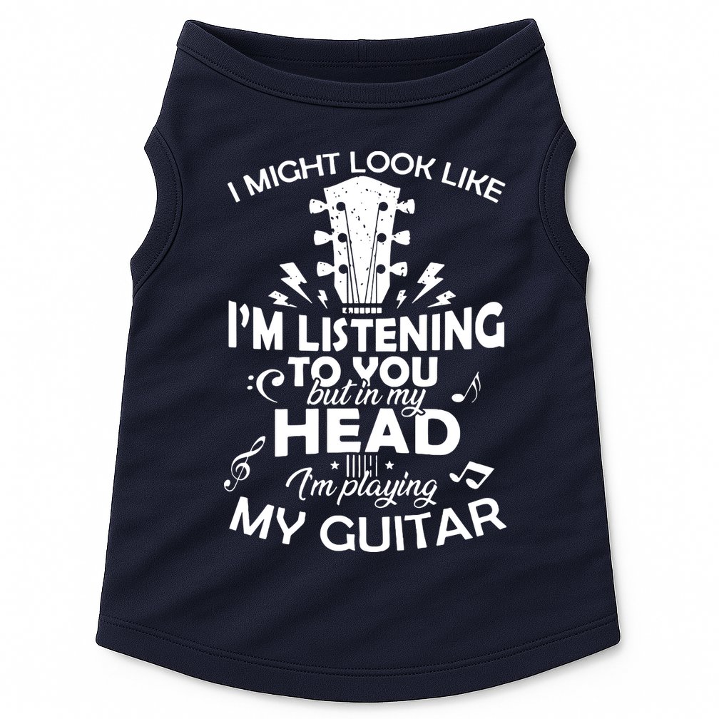 I'm Playing My Guitar Doggie Tank