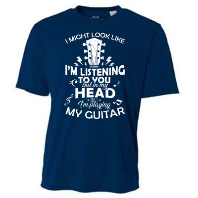 I'm Playing My Guitar Cooling Performance Crew T-Shirt