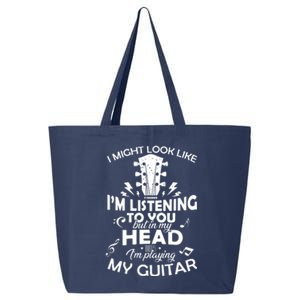 I'm Playing My Guitar 25L Jumbo Tote