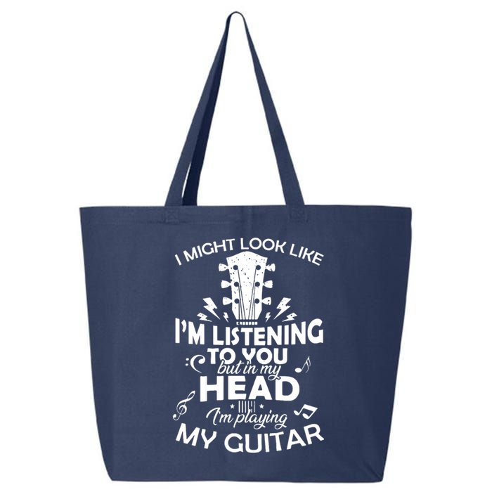 I'm Playing My Guitar 25L Jumbo Tote