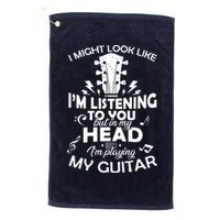 I'm Playing My Guitar Golf Towel