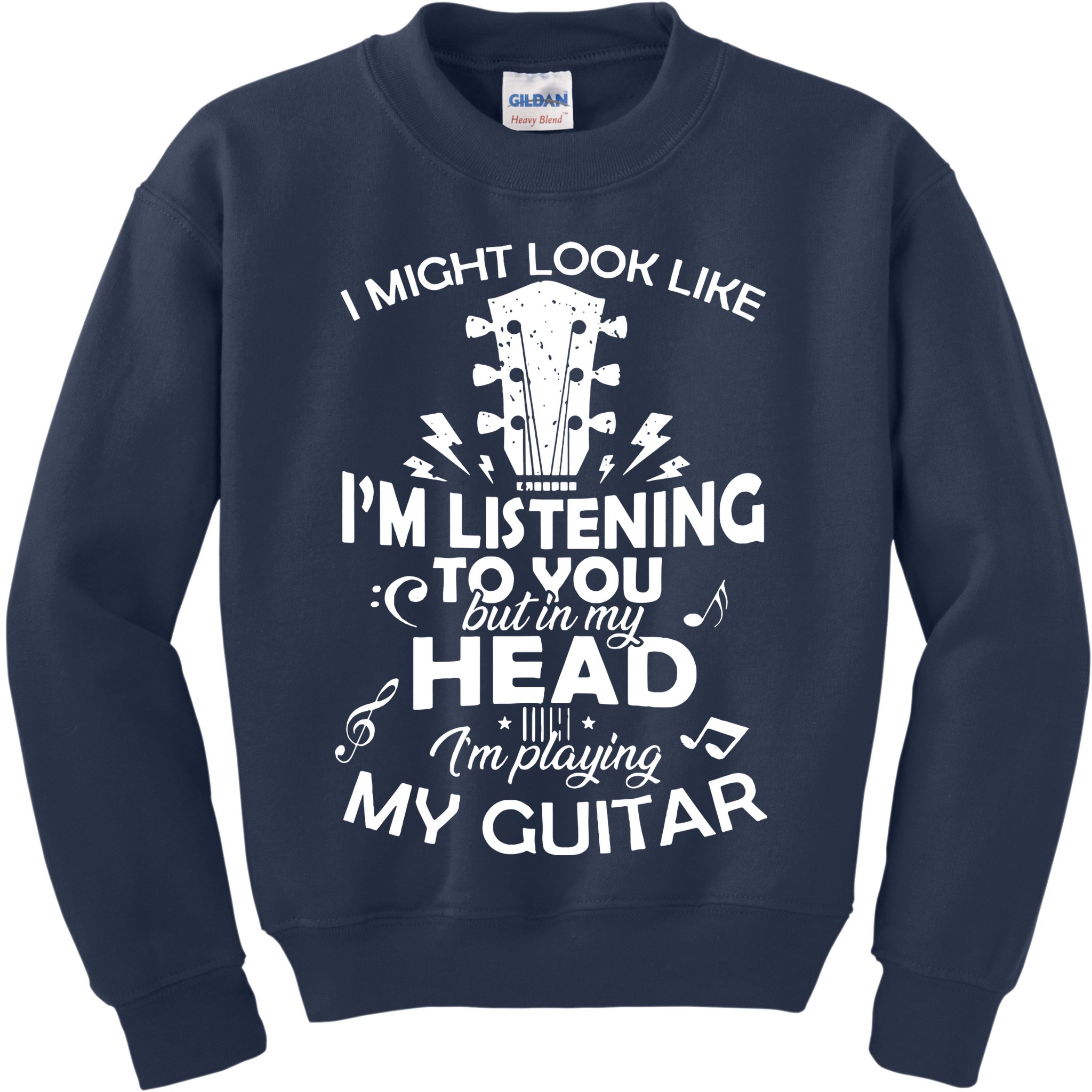 I'm Playing My Guitar Kids Sweatshirt