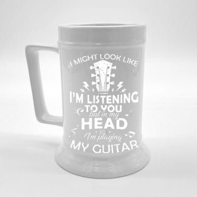 I'm Playing My Guitar Beer Stein