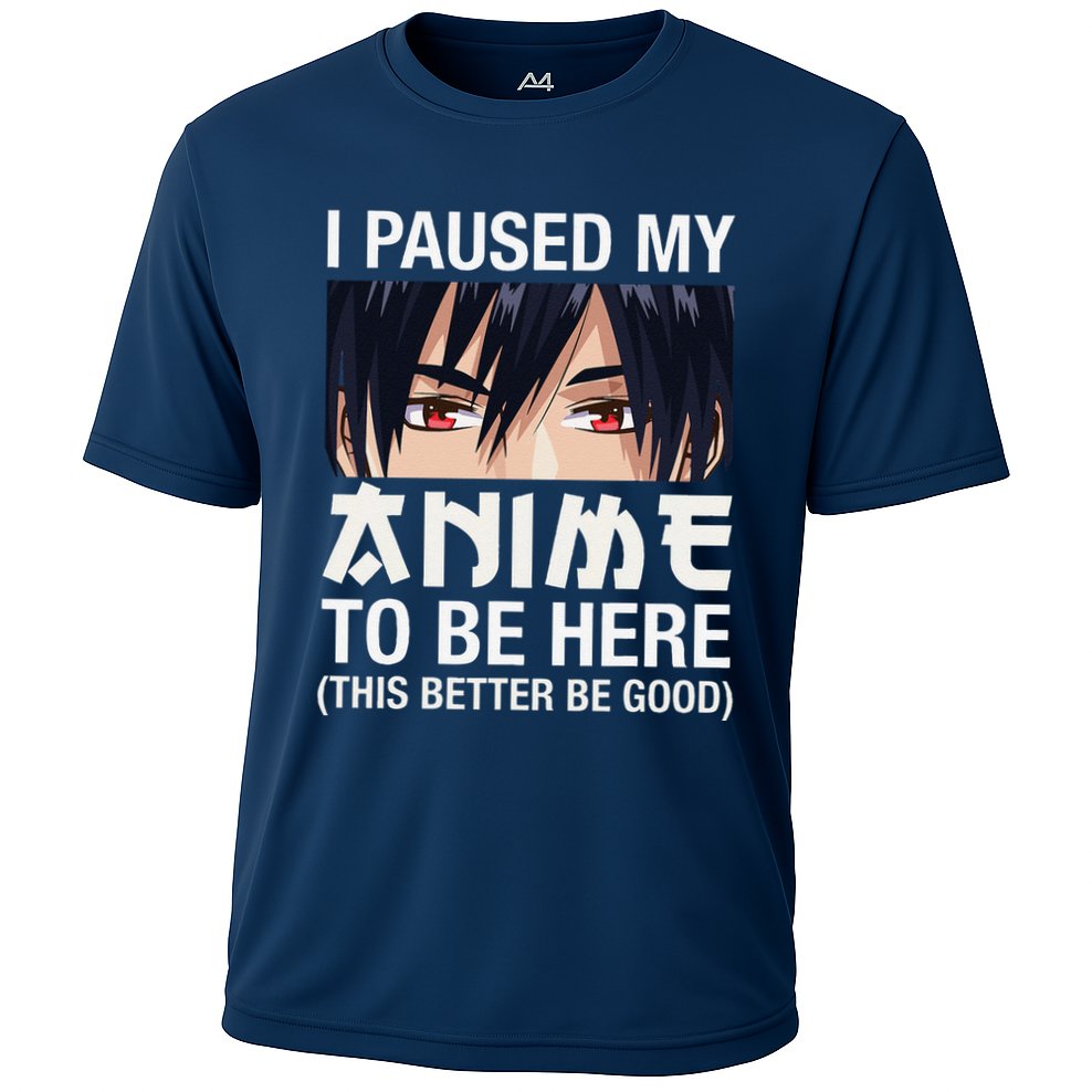 I Paused My Anime To Be Here Japan Kawaii Manga Anime Gifts Performance Shirt