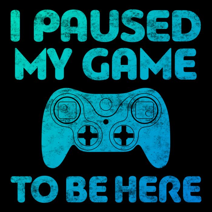 I Paused My Game To Be Here Gift Video Gamer Funny Gift Great Gift Doggie Tank