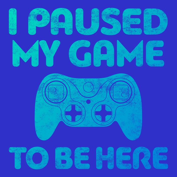 I Paused My Game To Be Here Gift Video Gamer Funny Gift Great Gift Bag