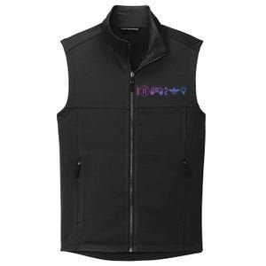 I Paused My Game To Be Here Funny Gamer Gift Collective Smooth Fleece Vest