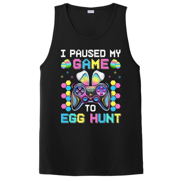 I Paused My Game To Egg Hunt Easter Funny Gamer PosiCharge Competitor Tank