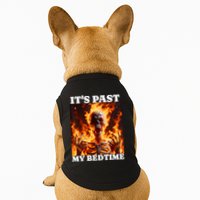 ItS Past My Bedtime Funny Skeleton Meme Flames Ironic Tired Doggie Tank