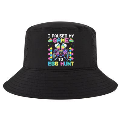 I Paused My Game To Egg Hunt Easter Funny Gamer Cool Comfort Performance Bucket Hat