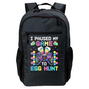 I Paused My Game To Egg Hunt Easter Funny Gamer Daily Commute Backpack