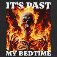 ItS Past My Bedtime Skeleton Adult Drive Performance Visor