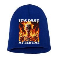 ItS Past My Bedtime Skeleton Short Acrylic Beanie