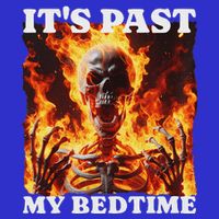 ItS Past My Bedtime Skeleton Short Acrylic Beanie