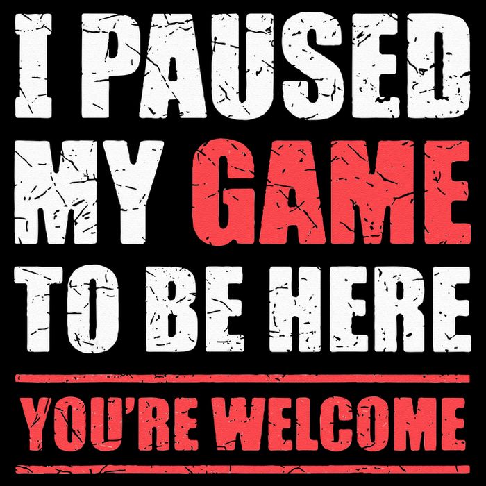 I Paused My Game To Be Here Funny Gamer Video Game Gaming 16 in Basic Backpack