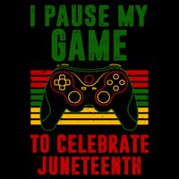 I Pause My Game To Celebrate Juneteenth Gamer 16oz Travel Tumbler