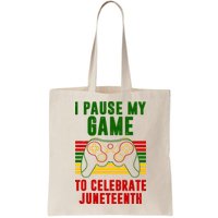 I Pause My Game To Celebrate Juneteenth Gamer Bag