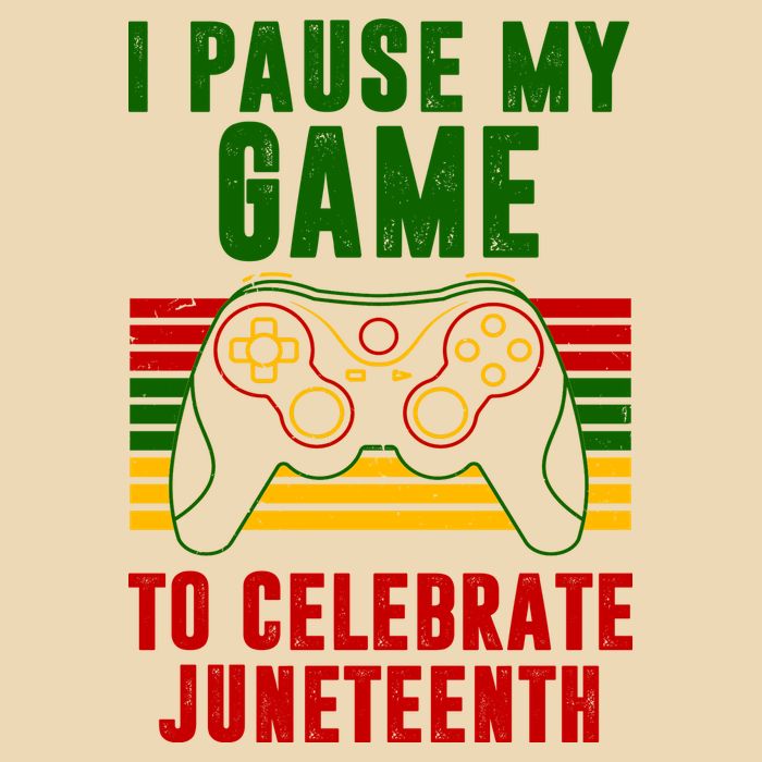 I Pause My Game To Celebrate Juneteenth Gamer Bag