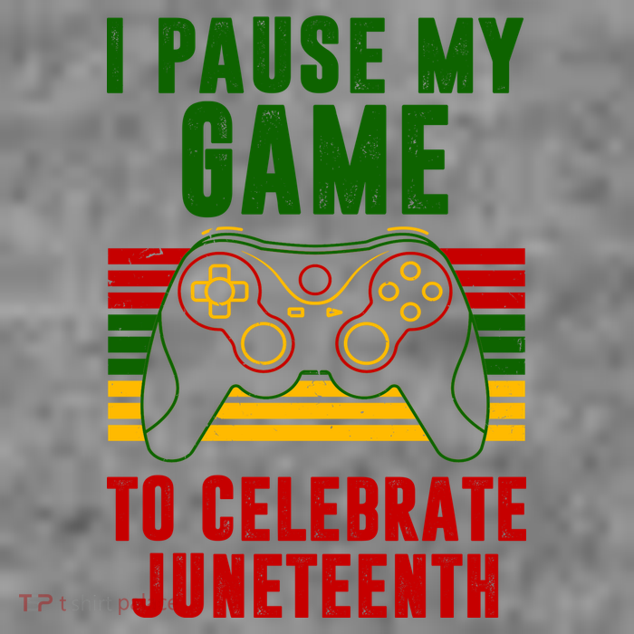 I Pause My Game To Celebrate Juneteenth Gamer Sweatshirt