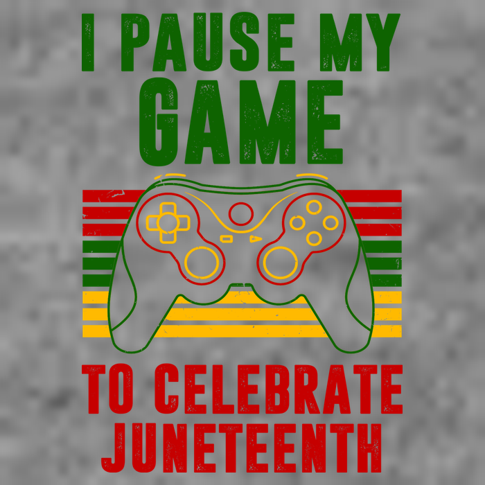 I Pause My Game To Celebrate Juneteenth Gamer T-Shirt