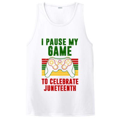 I Pause My Game To Celebrate Juneteenth Gamer PosiCharge Competitor Tank