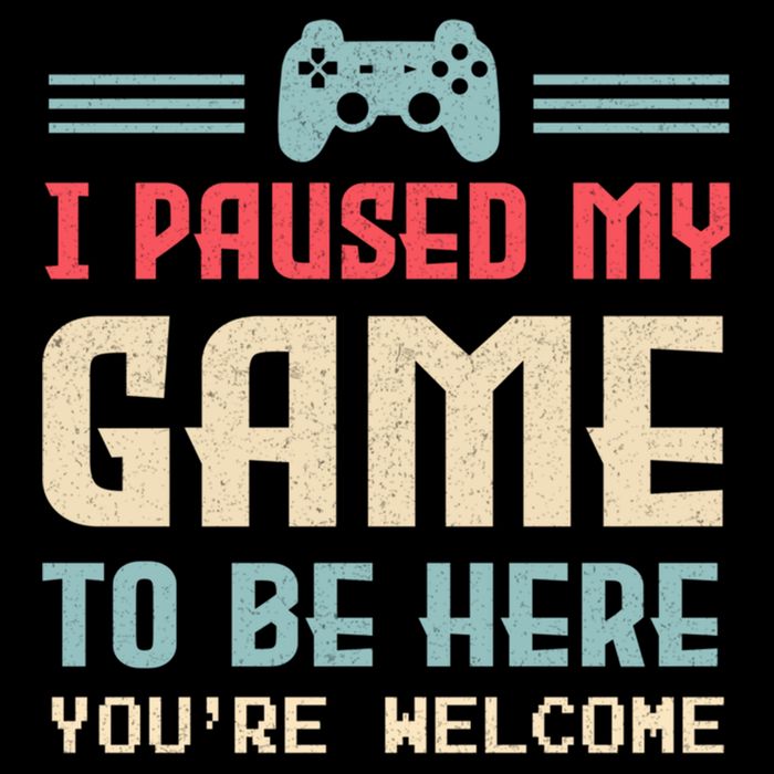 I Paused My Game To Be Here YouRe Welcome Retro Gamer Gift Cooling Performance Crew T-Shirt