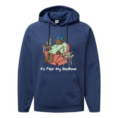 ItS Past My Bedtime Performance Fleece Hoodie