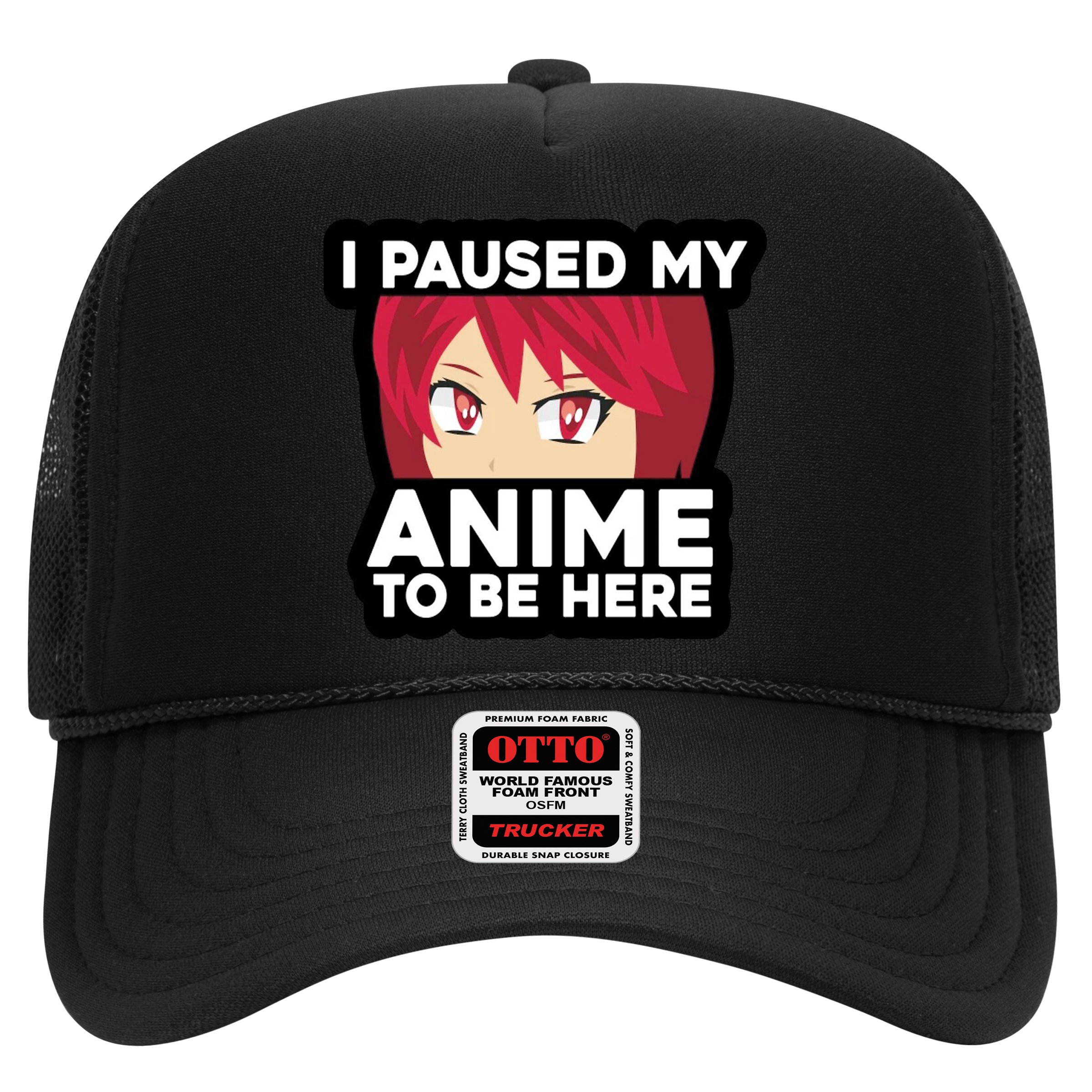 I Paused My Game To Be Here Funny Anime Hat