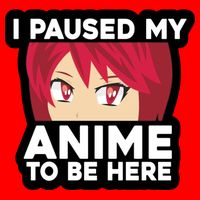 I Paused My Game To Be Here Funny Anime Toddler T-Shirt