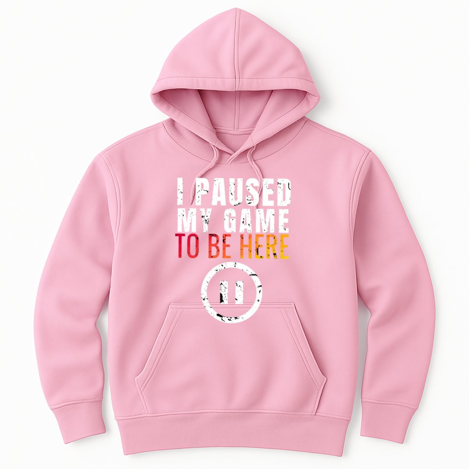 I Paused My Game To Be Here Hoodie