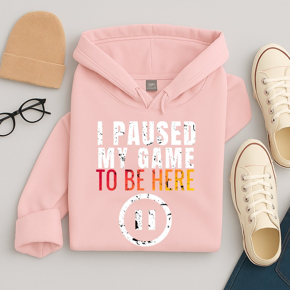 I Paused My Game To Be Here Hoodie
