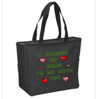I Paused My Game To Be With You Funny Romantic Zip Tote Bag