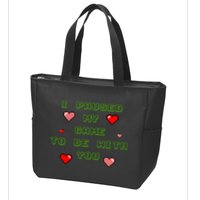 I Paused My Game To Be With You Funny Romantic Zip Tote Bag