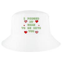 I Paused My Game To Be With You Funny Romantic Cool Comfort Performance Bucket Hat