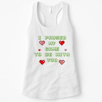 I Paused My Game To Be With You Funny Romantic Womens Tank Top