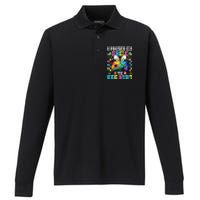 I Paused My Game To Egg Hunt Easter Funny Gamer Performance Long Sleeve Polo