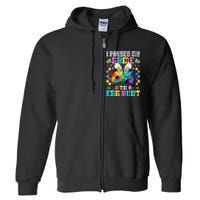 I Paused My Game To Egg Hunt Easter Funny Gamer Full Zip Hoodie